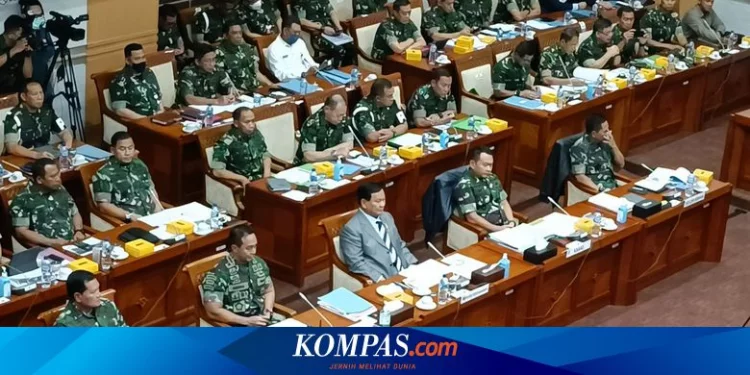Komisi I DPR Setujui Anggaran Kemenhan Rp 134 Triliun, Prabowo Sebut Kurang