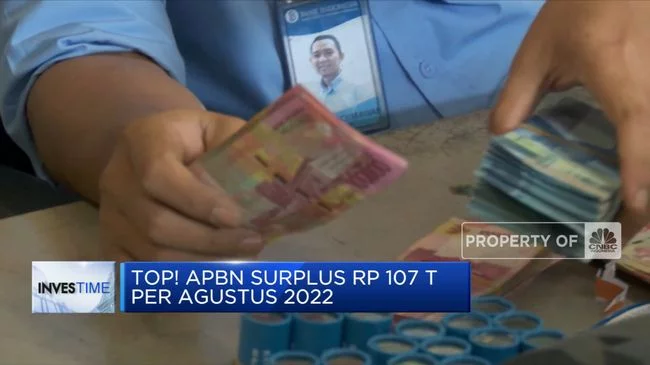 Top! APBN Surplus Rp 107 T per Agustus 2022