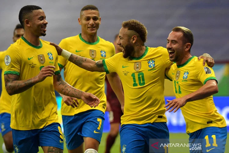 Brazil menang telak 5-1 atas Tunisia dalam pertandingan uji coba internasional
