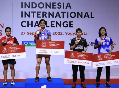 Indonesia International Challenge 2022: Ester Raih Gelar Internasional Perdana