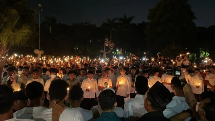 Pecinta Sepak Bola di Berbagai Daerah Doa Bersama untuk Korban Peristiwa di Stadion Kanjuruhan