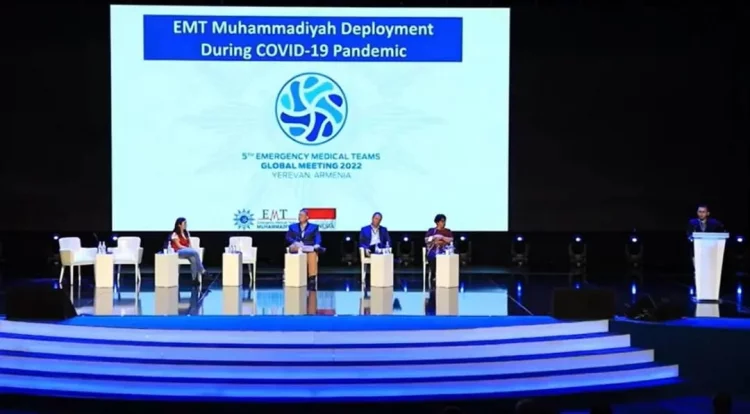 Kiprah EMT Muhammadiyah Mendapat Apresiasi Forum Kedaruratan Medis Internasional di Armenia