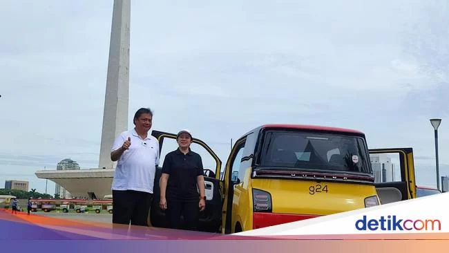 Airlangga Beri Mobil Listrik Kuning-Merah G24 ke Puan, Kode Koalisi?