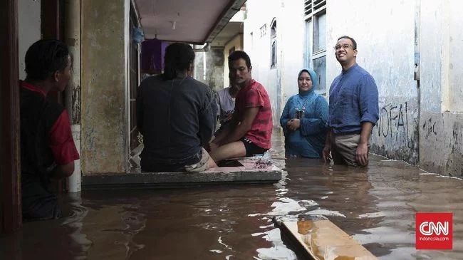 Anies Buka Suara soal Banjir Jakarta: Hujan Ekstrem di Seluruh RI
