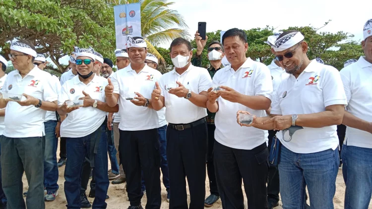 Sekda Alit Wiradana Hadiri Peringatan Peristiwa Bom Bali di Pantai Merusaka, Nusa Dua