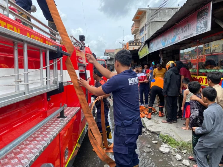 Dua Peristiwa Kebakaran Terjadi di Aceh Tengah, Seorang Warga Terluka