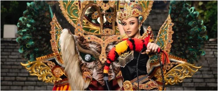 10 Kostum nasional Indonesia di Miss Grand Internasional, terbaru reog