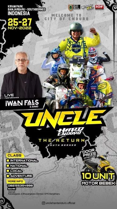 Antusias Event Nasional dan Internasional digelar di Kalsel Uncle Hard Enduro 2022