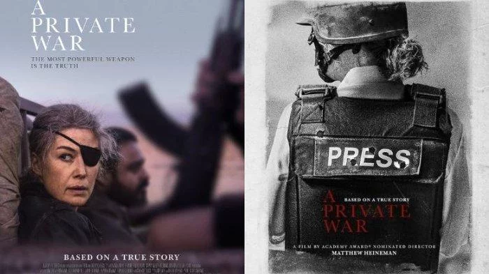 Sinopsis film A Private War, Kisah Marie Colvin, Wartawan Perang Pemberani, Malam Ini di Trans TV