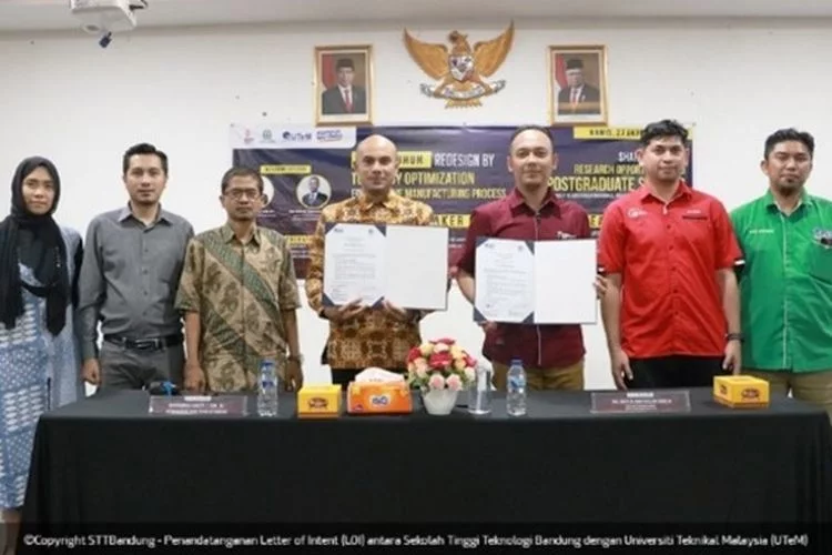 Kolaborasi Internasional, Penandatanganan LOI antara STT Bandung dan UTeM Malaysia  - Pikiran-Rakyat.com