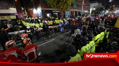 Tragedi Itaewon 149 Tewas, Peristiwa Bermula Banyak Warga Terinjak-injak