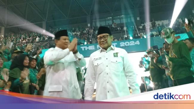Prabowo-Cak Imin ke Senayan, Nyanyian 'Pilpres Pasti Menang' Menggema
