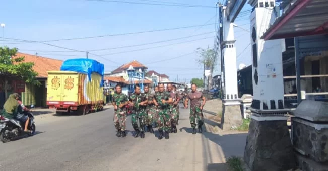 Bina Kebugaran Fisik, Inilah Menu Latihan Anggota Koramil 02/Juwana