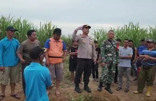 Pasca Peristiwa Pembunuhan Kakek Jamil, Polsek Tanjung Batu dan Koramil 402-06 Siagakan Personil di Tanjung Lalang