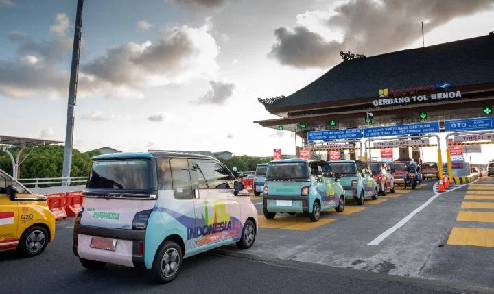 300 Wuling Air ev untuk KTT G20 Tiba di Bali