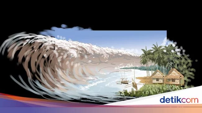Jabar Hari ini: Potensi Tsunami 34 Meter Ancam Pantai Selatan Jabar