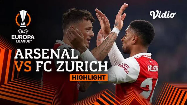 VIDEO: Highlights Liga Europa, Arsenal Kalahkan FC Zurich 1-0