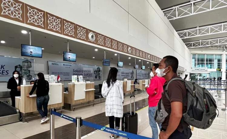 Selama Oktober 2022, Terjadi Lonjakan Penumpang Pesawat di Bandara Internasional Syamsudin Noor