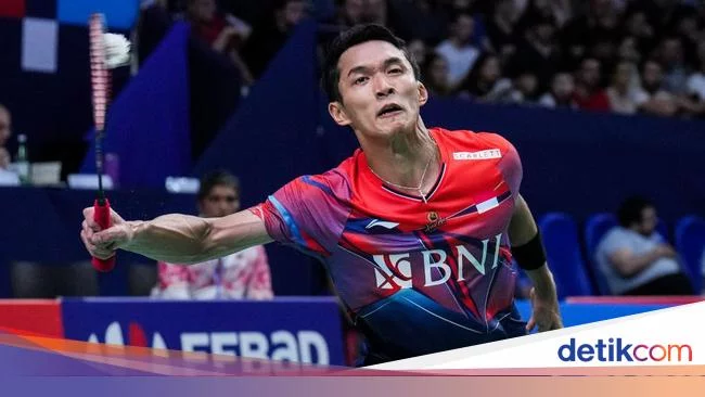 Hylo Open 2022: Jonatan Tumbang Dua Gim di Tangan Wakil India