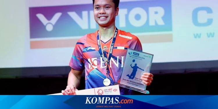 Gelar Hylo Open 2022 Modal Anthony Ginting ke BWF World Tour Finals Halaman all