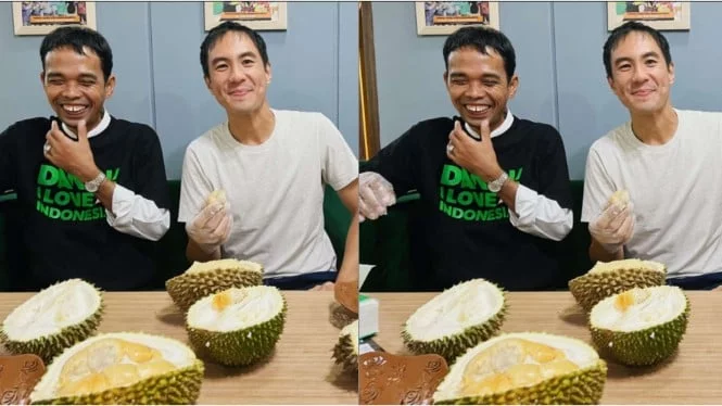Makan Durian Bareng Ustadz Abdul Somad, Daniel Mananta Didoakan Mualaf