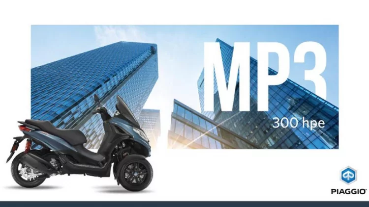 Piaggio MP3 300 hpe Sport Resmi Mengaspal dengan Sentuhan Baru
