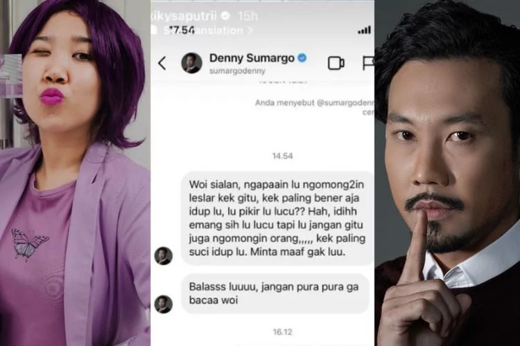 KASAR! Kiky Saputri Dicaci Maki Denny Sumargo Terkait Rizky Billar Lesti Kejora: Woi sialan kek paling suci lu