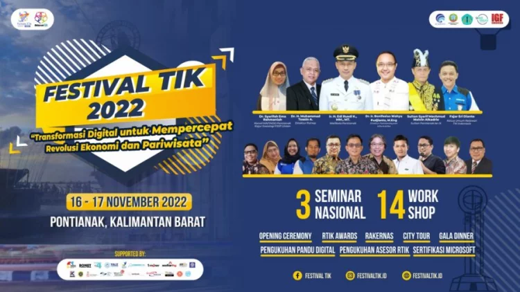 Upaya Memasyarakatkan Melek Teknologi Lewat Festival TIK 2022 Pontianak