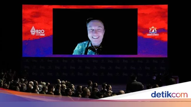 Elon Musk Rela Hadiri G20 Secara Virtual Meski Rumahnya Mati Lampu