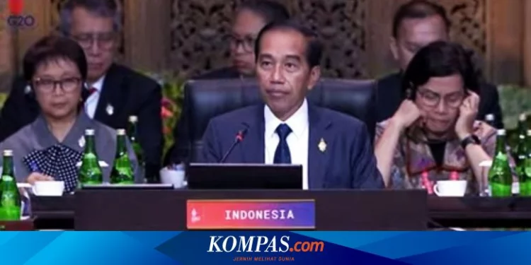 Buka KTT G20, Jokowi: Kita Harus Akhiri Perang