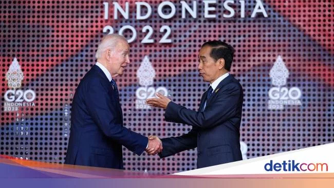 Absen di Welcoming Dinner KTT G20 Bali, Biden Sudah Bicara ke Jokowi