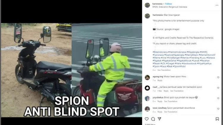 Meme Otomotif: Spion Ajaib Anti Blind Spot