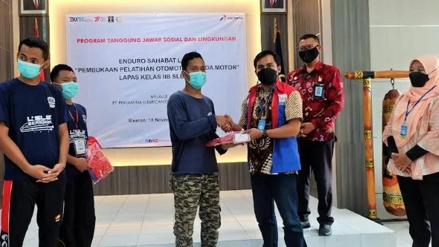 Pertamina Lubricants Bekali Skill Otomotif Warga Binaan Lapas Cebongan