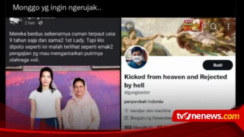 Muncul Lagi Hinaan Terhadap Iriana Jokowi yang Sebut Emak-Emak Pengajian Antar Anak Voli, Gibran Bersuara!