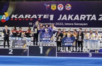 Indonesia Raih Tiga Emas di Kejuaraan Karate Internasional WKF Series A 2022