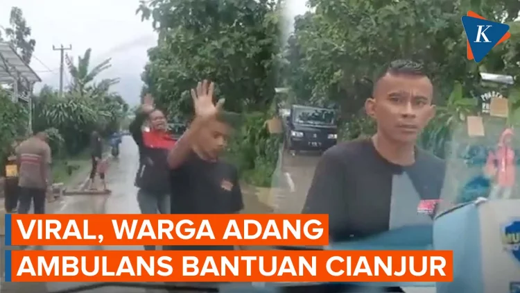 Viral Warga Adang Ambulans Pembawa Bantuan di Cianjur, Ujungnya Minta Maaf