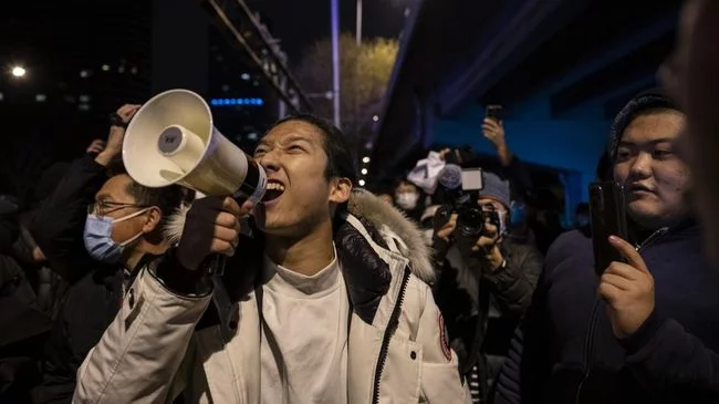 AS Buka Suara soal Demo Massal di China, Seperti Apa?