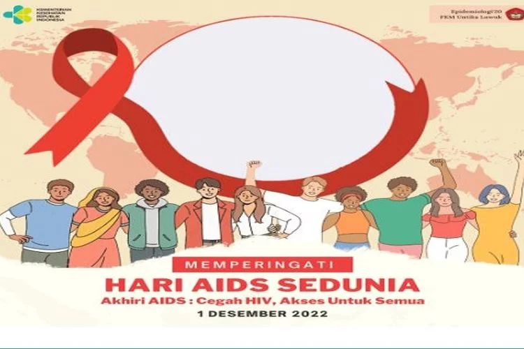 Kumpulan Twibbon Peringatan Hari AIDS Sedunia 1 Desember 2022: Bisa Jadi Foto Profil Bagikan ke WA, IG dan FB