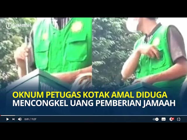 Oknum Petugas Masjid Agung Palembang Ambil Uang Infaq Jemaah Tidak Ditahan, Polisi Ungkap Alasan