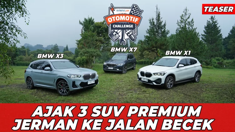 TEASER | KOMPAS OTOMOTIF CHALLENGE | Ajak 3 SUV Premium Jerman Ke Jalan Becek