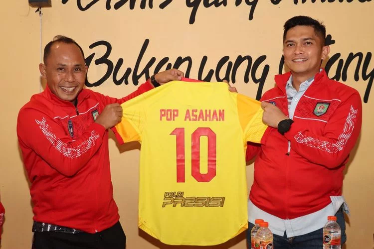 Kapolres Asahan Melepas PSSA U15 Menuju Batam Internasional Cup 2022