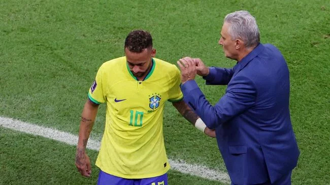 Neymar Puji Tite Setinggi Langit Usai Brasil Tersingkir di Piala Dunia