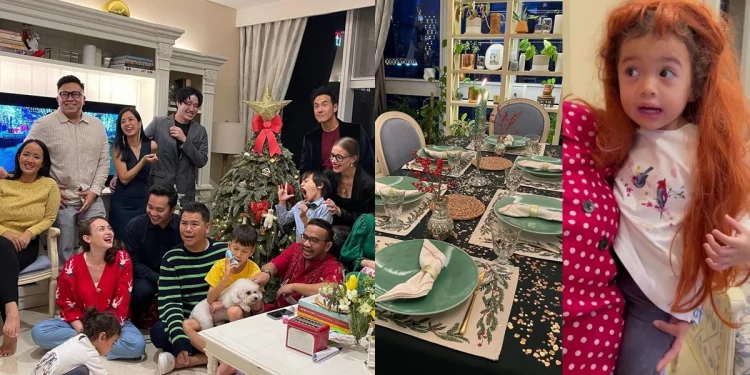 FOTO Dinner Pra-Natal Keluarga Rianti Cartwright, Bahagia Penuh Tawa - Cara Rose Gemesin Banget