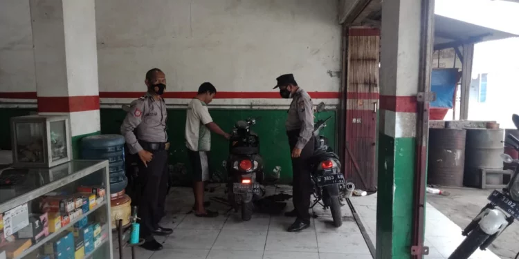 Polisi Sambangi Bengkel Ingatkan Tak Layani Pemasangan Knalpot Brong