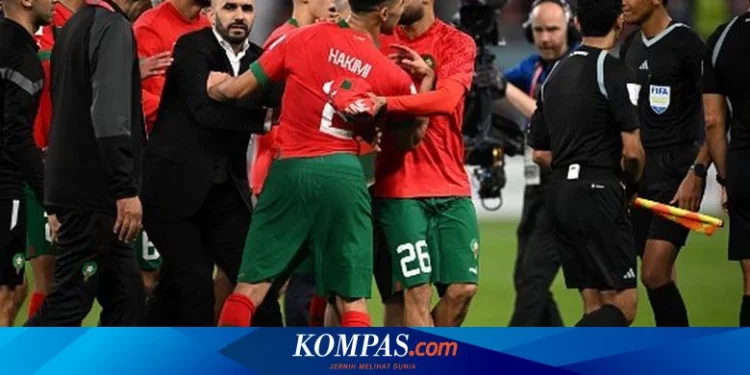 Maroko Kalah Lawan Kroasia, Hakimi Ngamuk Sampai Memaki Presiden FIFA Halaman all