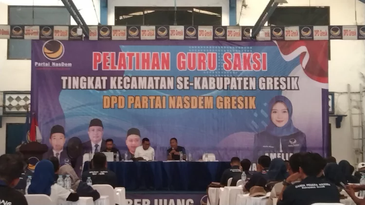 DPD Partai Nasdem Latih Guru Saksi Se Kabupaten Gesik