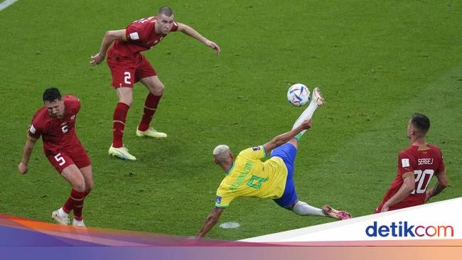 Gol Salto Richarlison Terbaik di Piala Dunia 2022