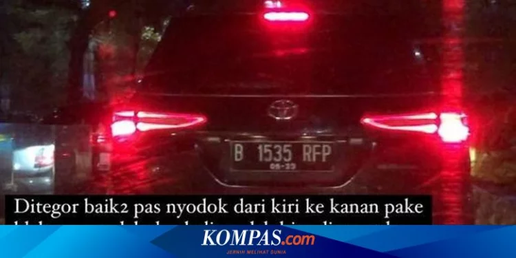 Komentar Polisi Terhadap Mobil Pelat RF yang Masih Arogan di Jalan