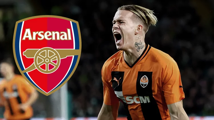 Arsenal Tawar Bintang Shakhtar Donetsk Mykhailo Mudryk £55 Juta