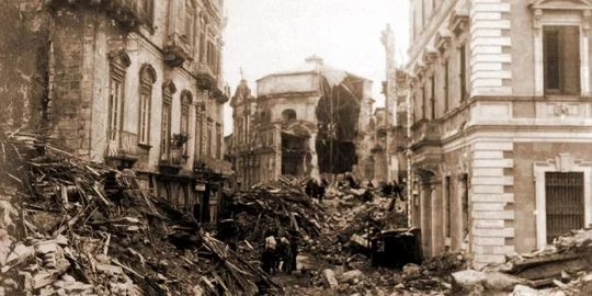 Peristiwa 28 Desember 1908: Gempa Besar di Italia Lumpuhkan Messina dan Calabria